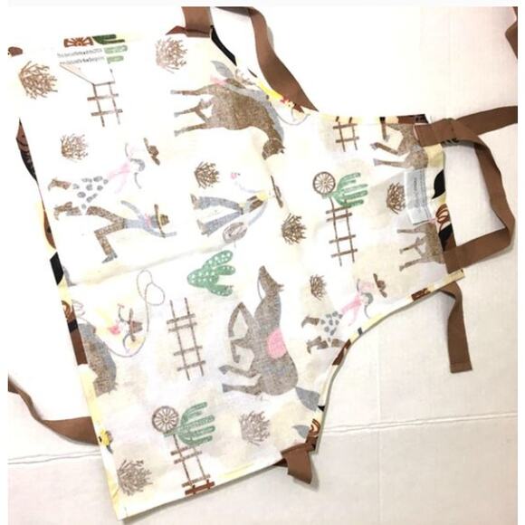 KIDS Rootin Tootin Cowboy Cowgirl Apron - Children's Western Smock Bib - Picture 8 of 9